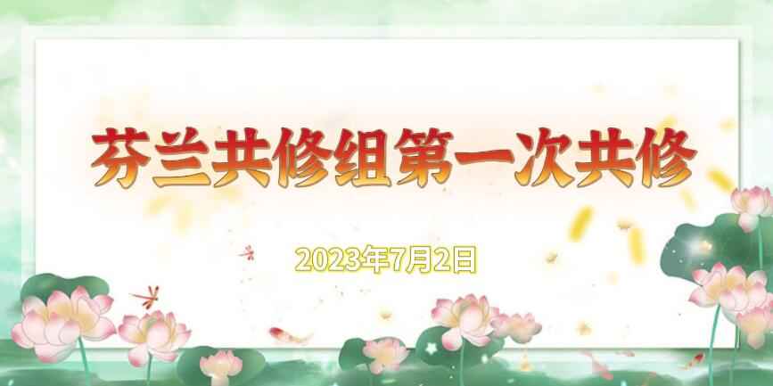 视频：144.芬兰共修组第一次共修2023年07月02日
